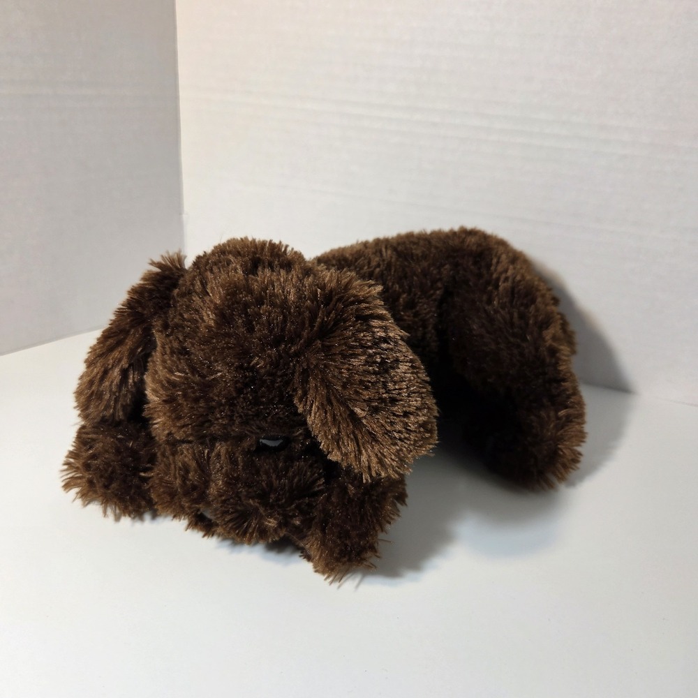Ty Classic NUZZLE the Chocolate Brown Lab Dog Plush 2010 Stuffed Animal